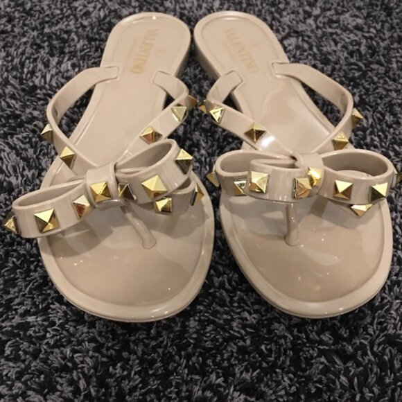 Valentino Garavani Rockstud Jelly Sandals - Picture 2 of 4